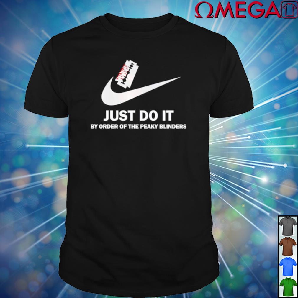 Nike logo Just do It by order of the 
