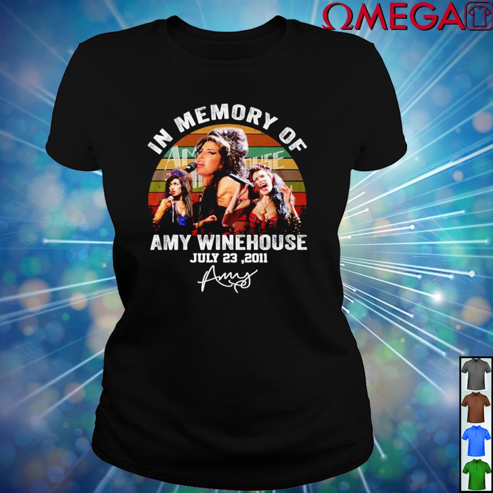 In memory of Amy Winehouse July 23 2011 signature shirt ...