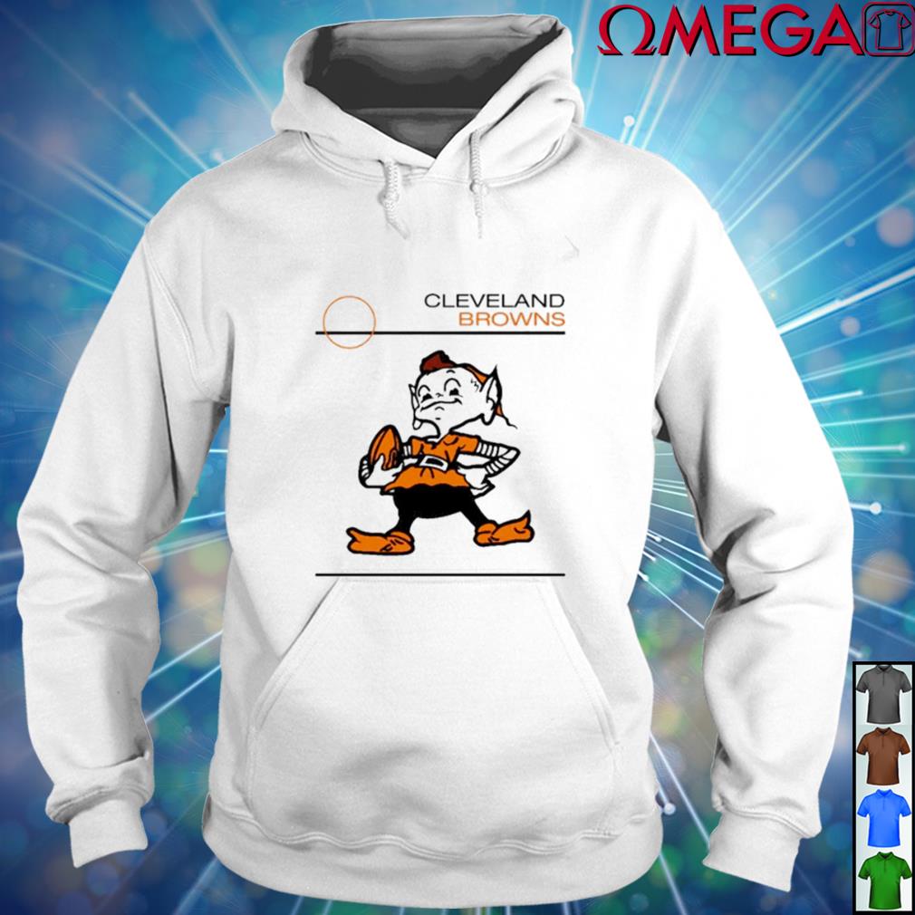 Official cleveland Browns Brownie Elf Logo T Shirts, hoodie, tank top,  sweater and long sleeve t-shirt