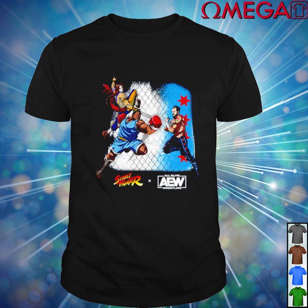 aew street fighter shirt