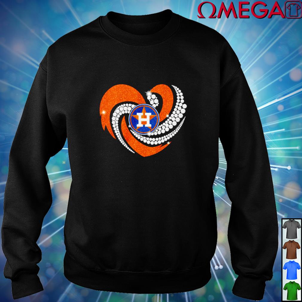 This Girl Loves Her Houston Astros Heart Diamond Shirt Sweatshirt