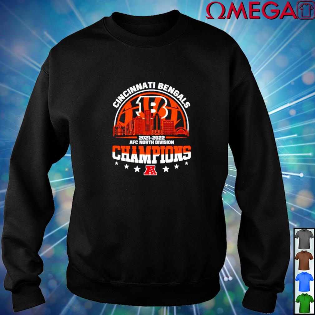 Cincinnati Bengals 2021 2022 AFC North Division Champions shirt, hoodie,  sweater and v-neck t-shirt