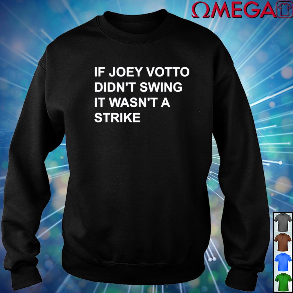 If Joey Votto Didn't Swing It Wasn't A Strike new 2022 Shirt, hoodie,  sweater, long sleeve and tank top