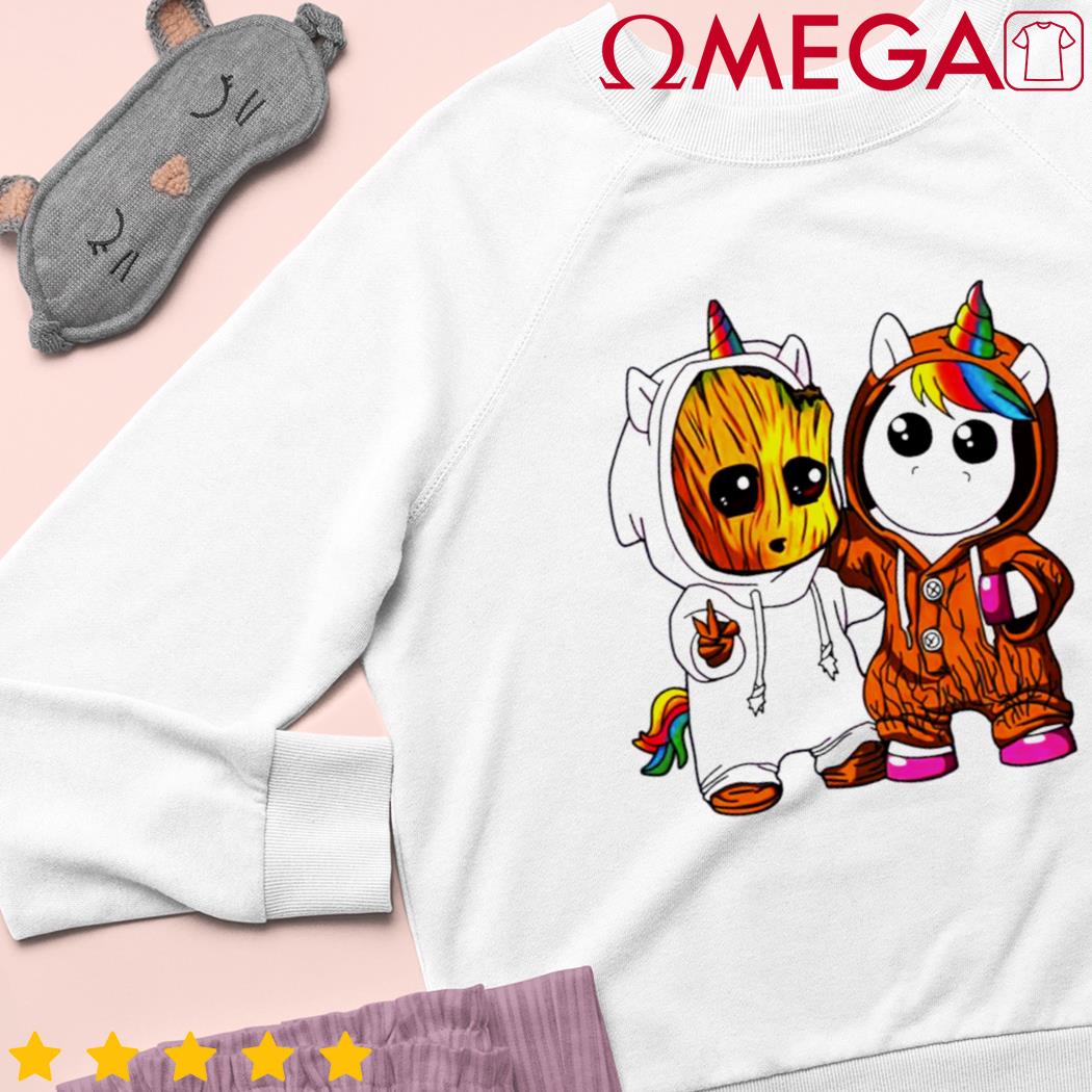 Groot and clearance unicorn hoodie