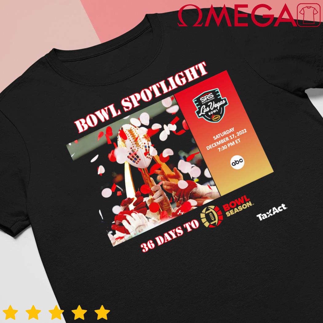 Bowl Spotlight SRS Distribution Las Vegas Bowl 36 Days to Bowl Season shirt