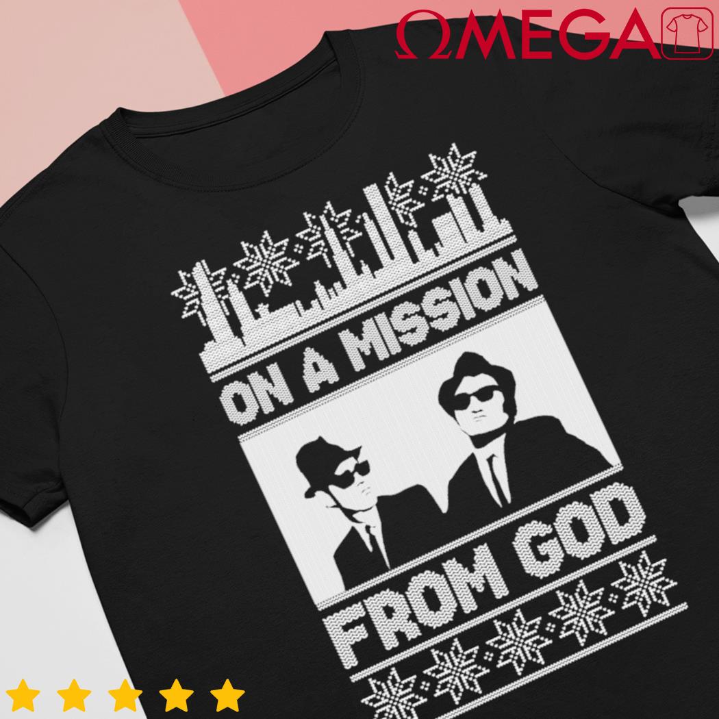 Christmas on a mission from God shirt