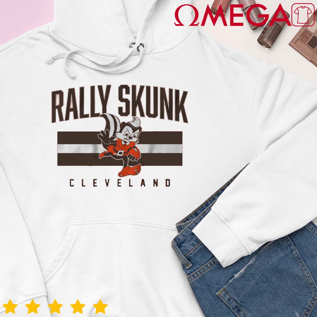 cleveland rally skunk V-Neck Unisex T-Shirt - TeeHex