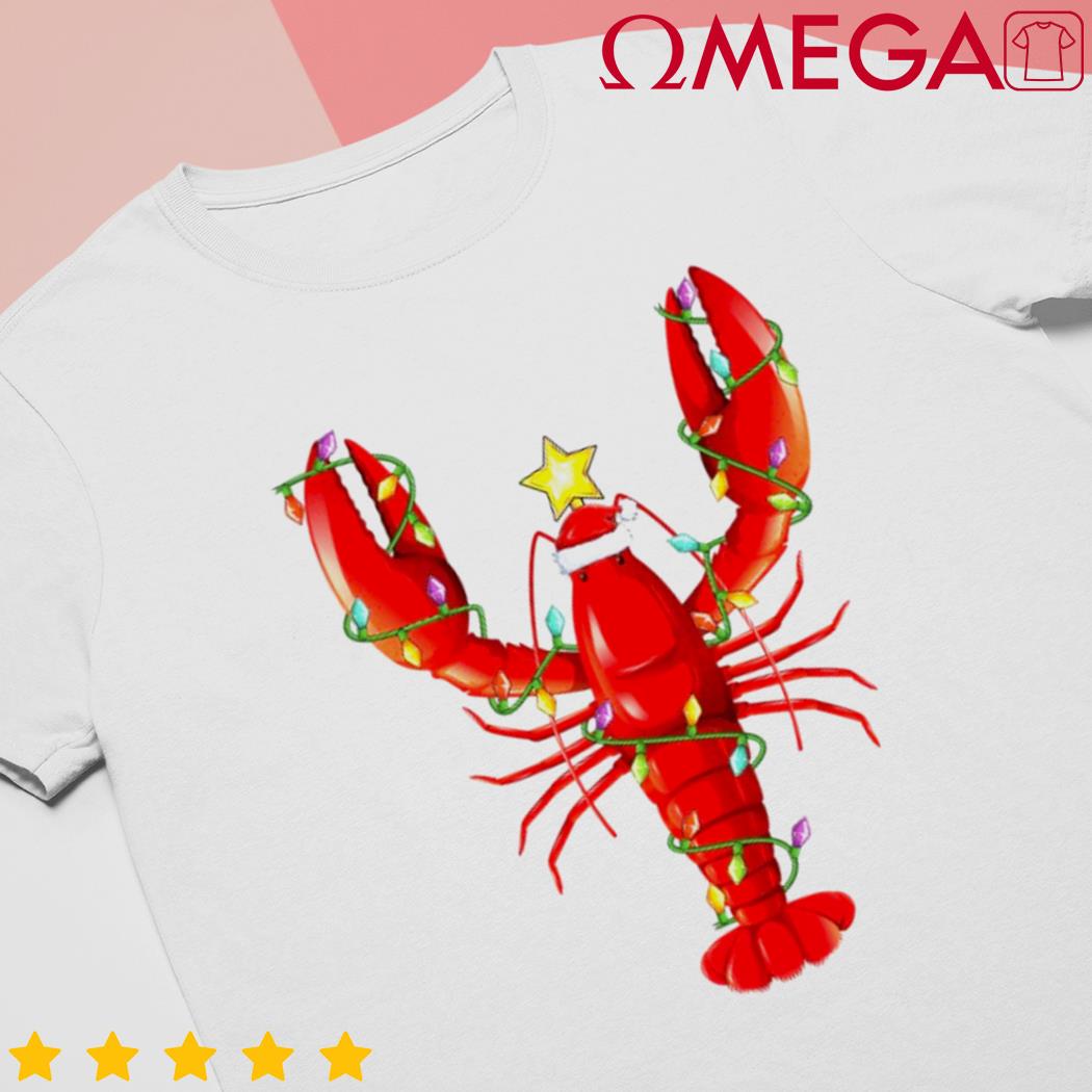 Lobster Lighting Xmas shirt
