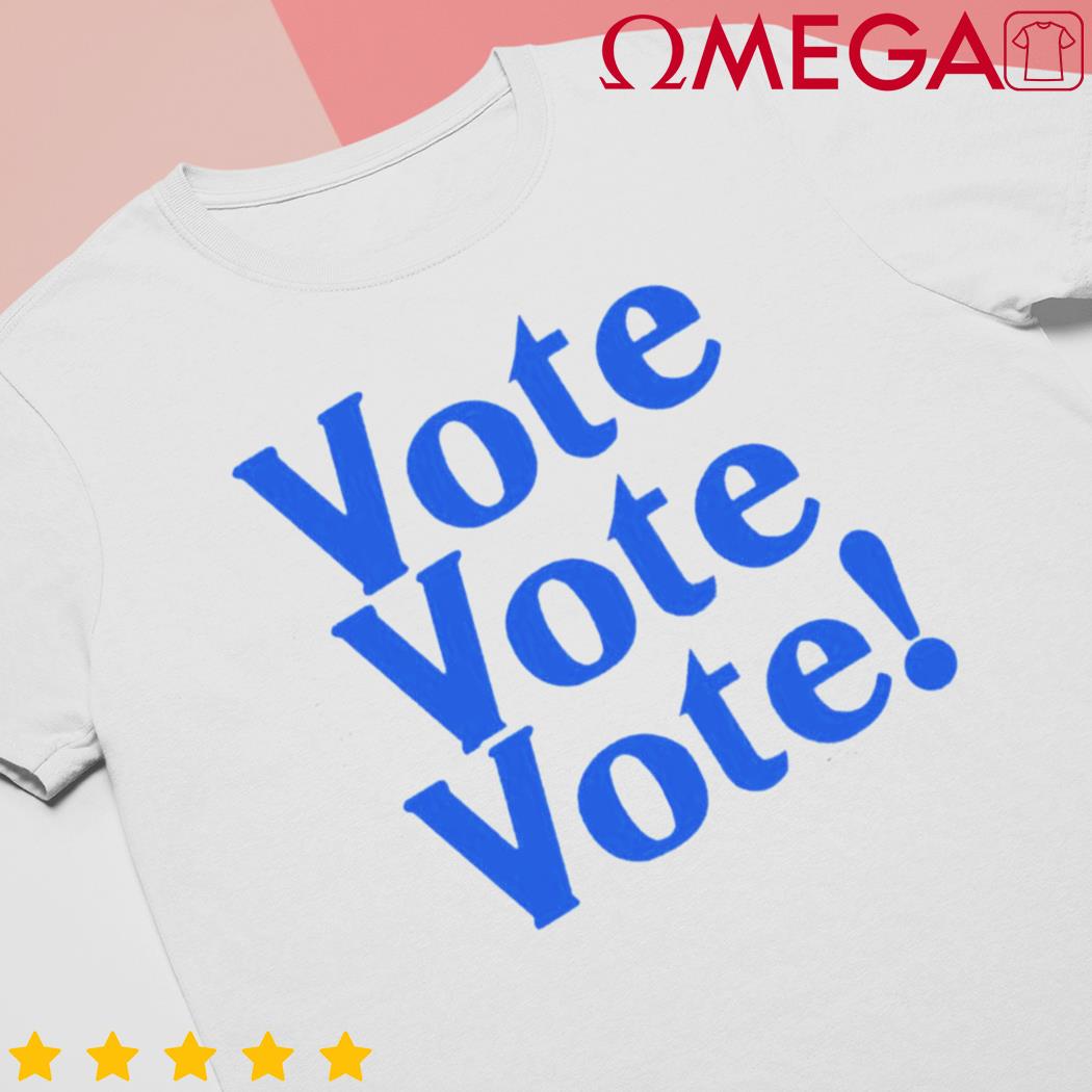 Voe vote vote blue shirt