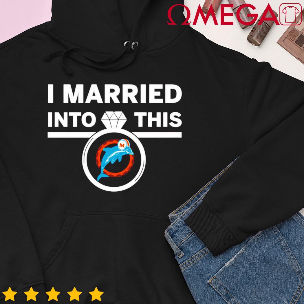 Official I Married Into This Miami Dolphins Logo Shirt, hoodie