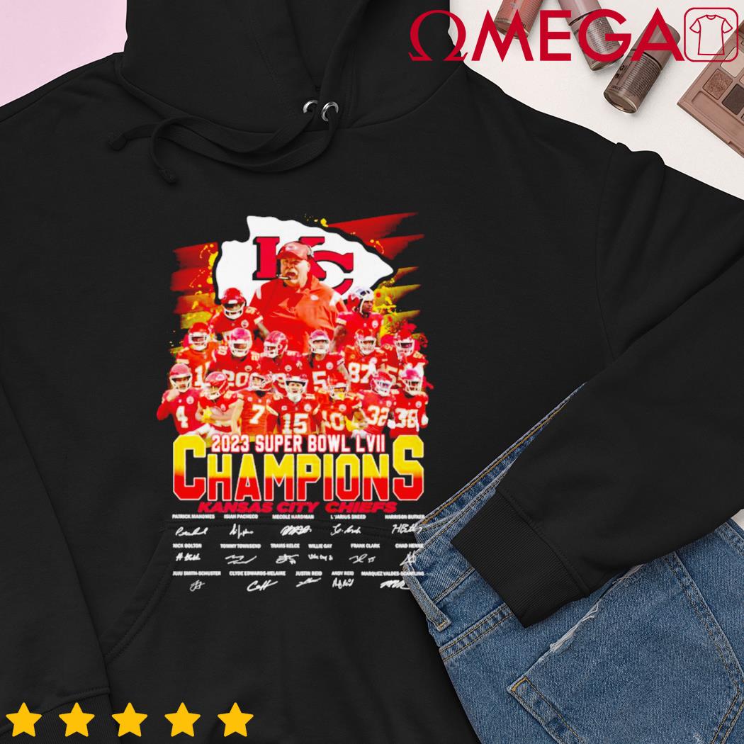 Official Kansas City Chiefs Super Bowl LVII Champions Foam Finger 2023 T- Shirt, hoodie, sweater, long sleeve and tank top