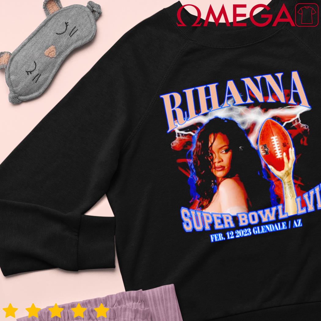 2023 Super Bowl Rihanna T-Shirt Superbowl Halftime Show Sweatshirt American  Football Game Day Tee Unisex Classic - AnniversaryTrending