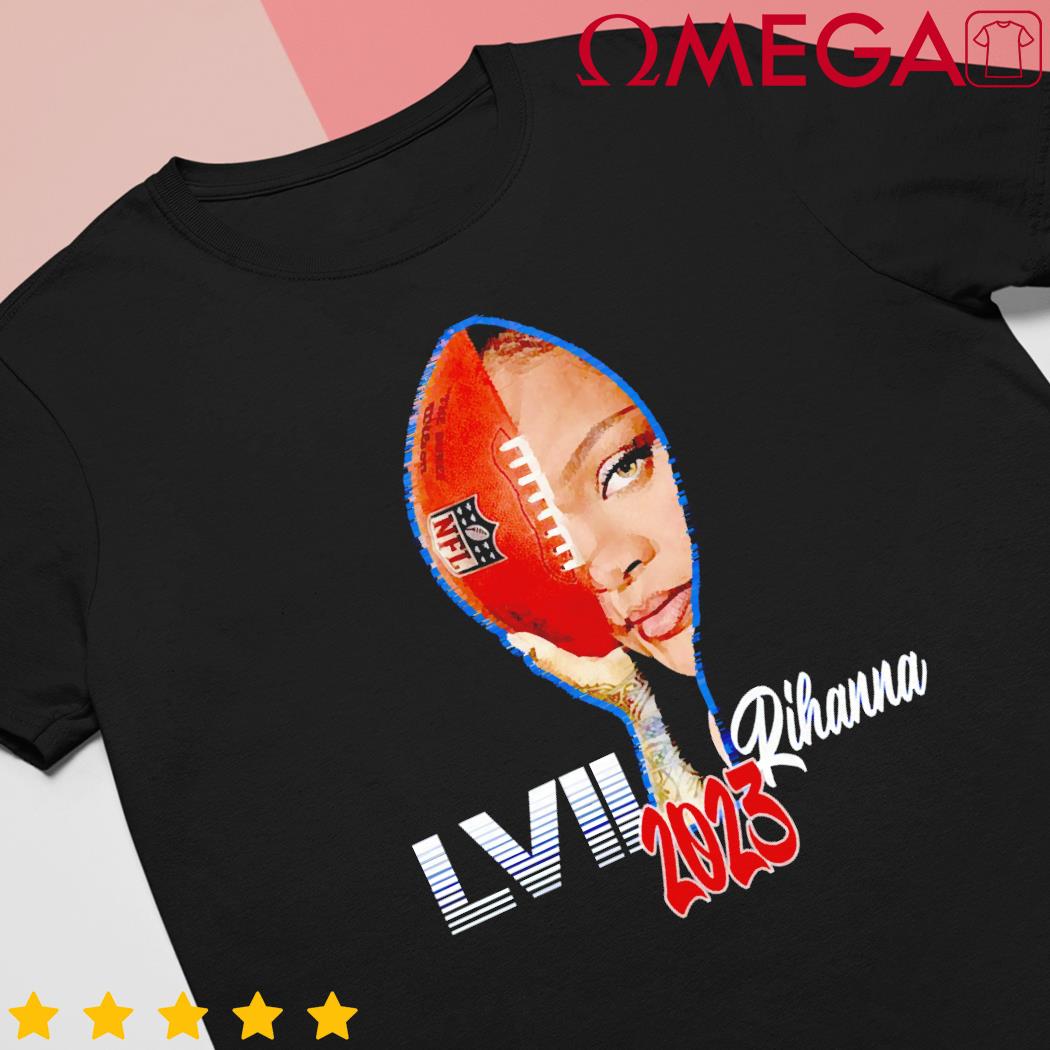 Rihanna Super Bowl 2023 Rihanna Football T-Shirt - Peanutstee