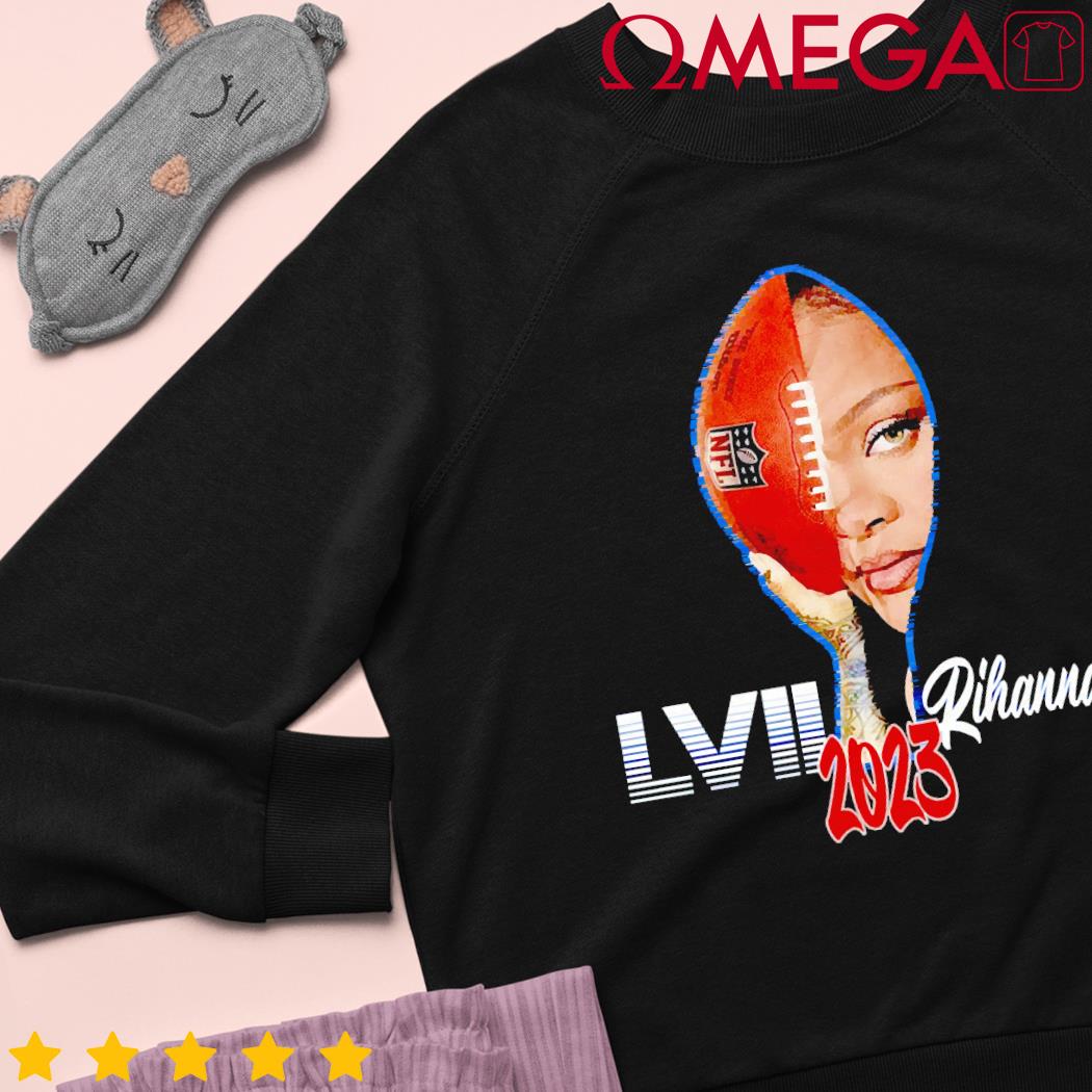 Rihanna Super Bowl 2023 Rihanna Football T-Shirt - Peanutstee