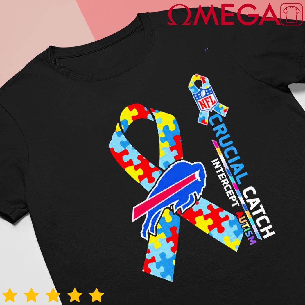 Buffalo Bills Crucial Catch Intercept Autism 2023 Shirt - Bring