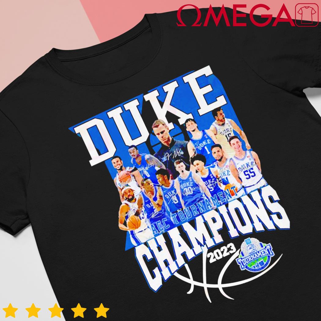 Duke Champions 2023 Tournament signature t-shirt