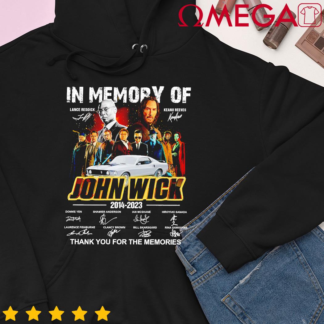 In Memory Of John Wick 2014-2023 Signatures Shirt ⋆ Vuccie