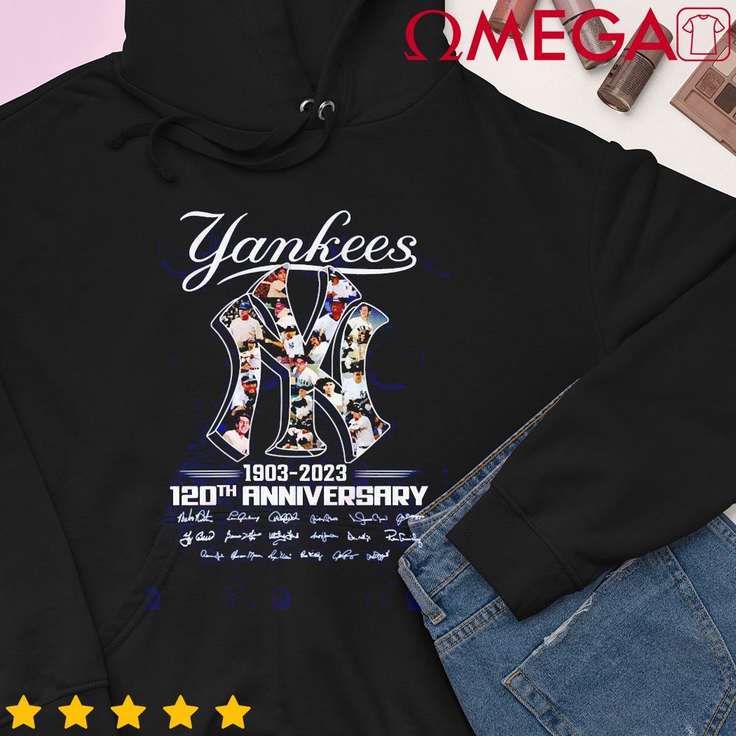 New York Yankees 120th Anniversary Shirt - High-Quality Printed Brand