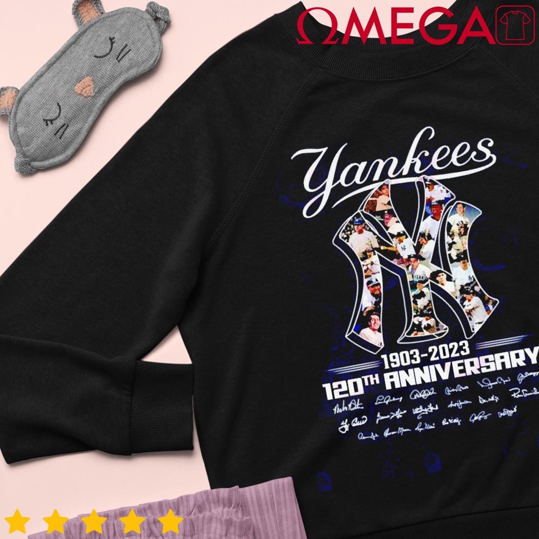 New York Yankees 120th Anniversary Shirt - High-Quality Printed Brand