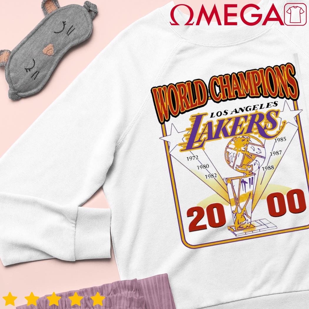 Pedro pascal world champions los angeles Lakers 2000 shirt, hoodie