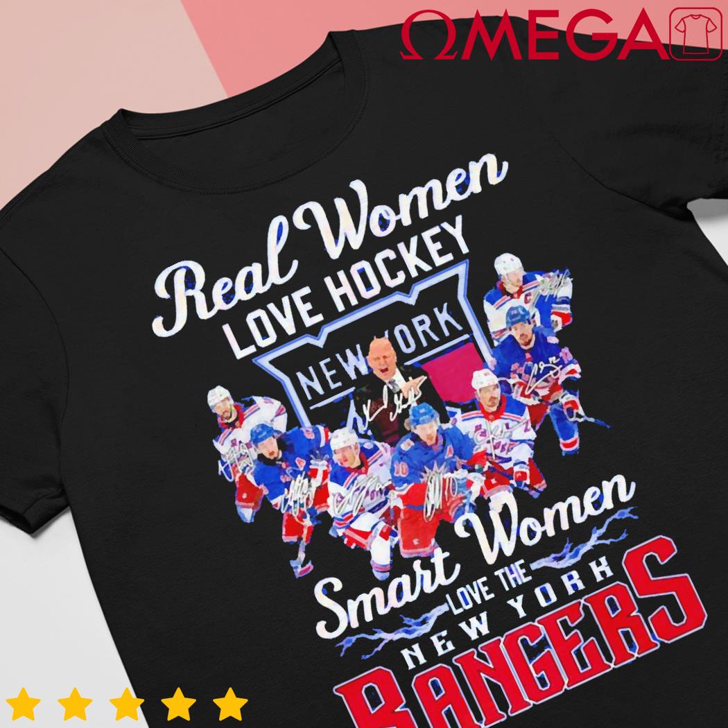 Real women love hockey smart women love the NY Rangers 2023 t-shirt