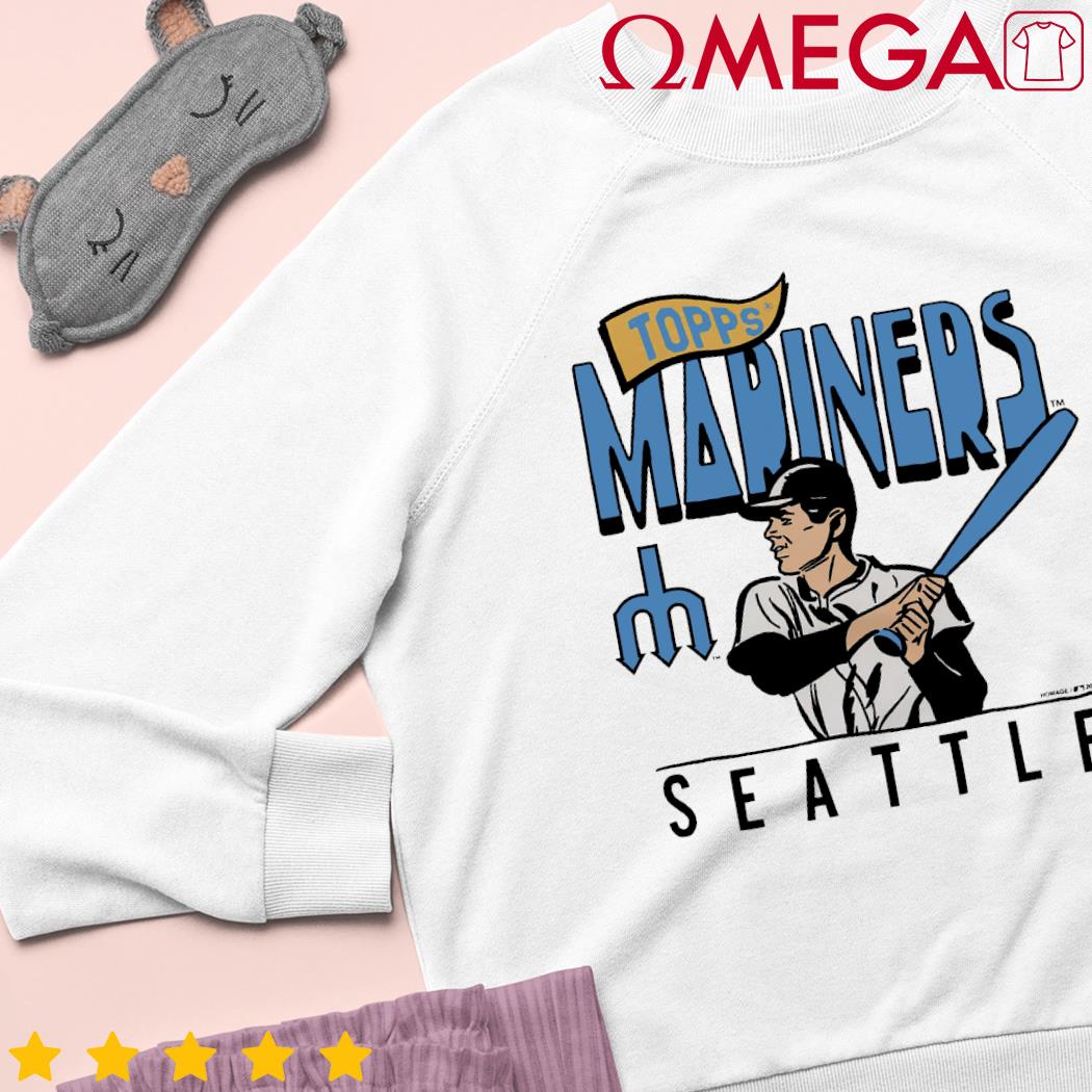 Official mlb x topps Seattle mariners T-shirt, hoodie, sweater, long sleeve  and tank top