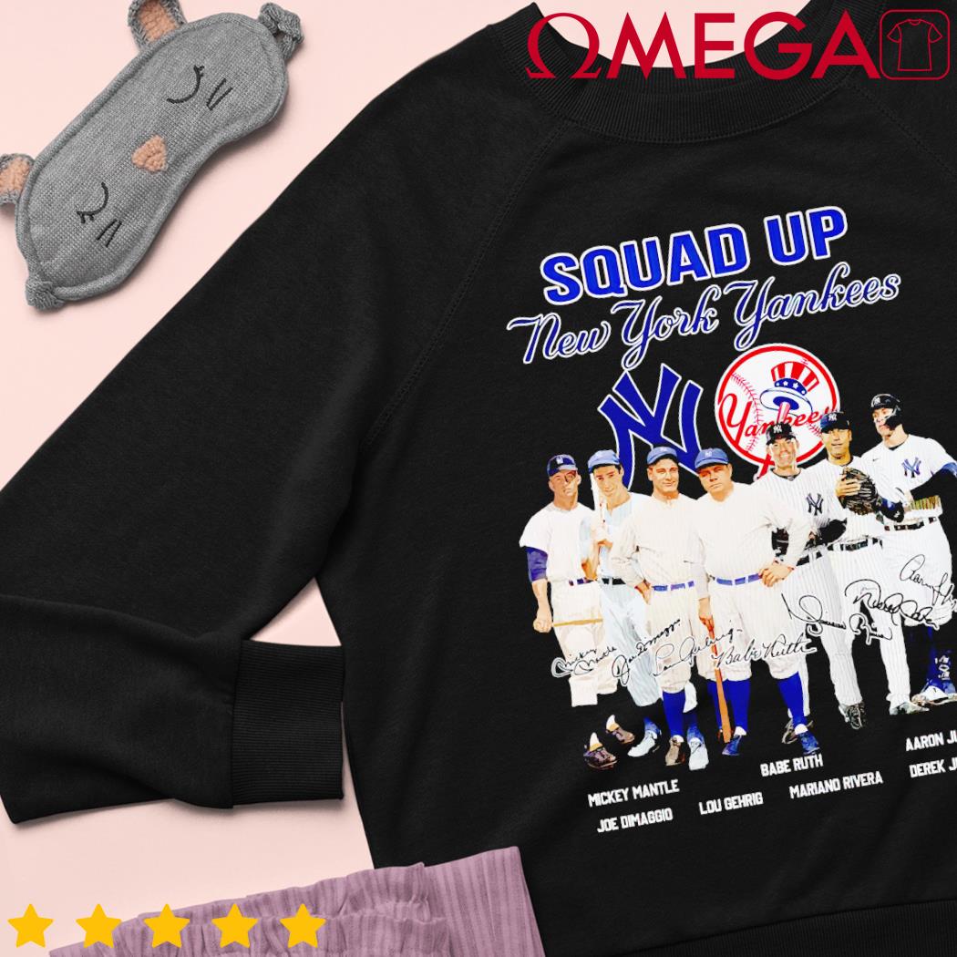 Squad Up Ny Yankees Baseball Team Signature Shirt, hoodie, sweater