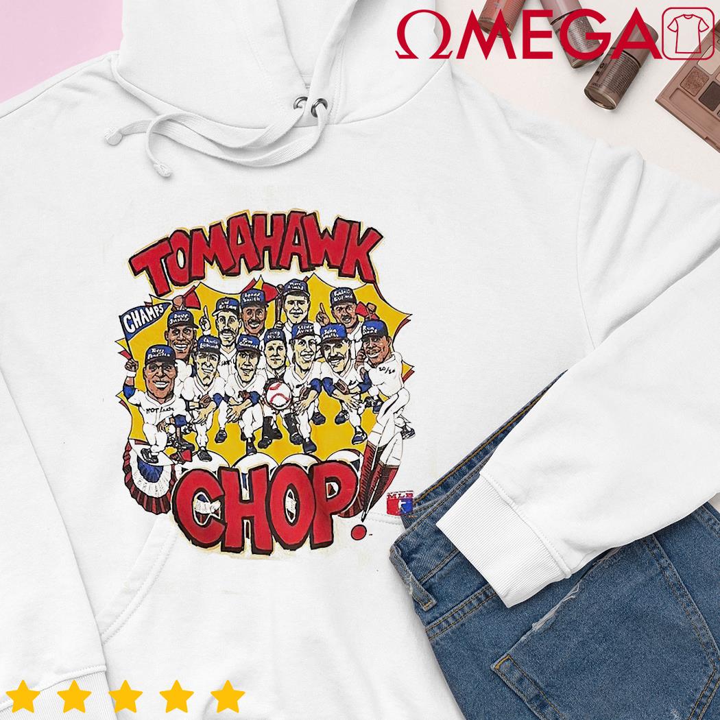 Trendy 1991 Atlanta Braves Tomahawk Chop Caricature t-shirt, hoodie,  sweater, long sleeve and tank top