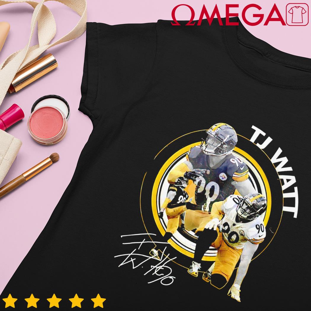 TJ Watt Shirt Splatter Pattern Signature Pittsburgh Steelers Gift -  Personalized Gifts: Family, Sports, Occasions, Trending