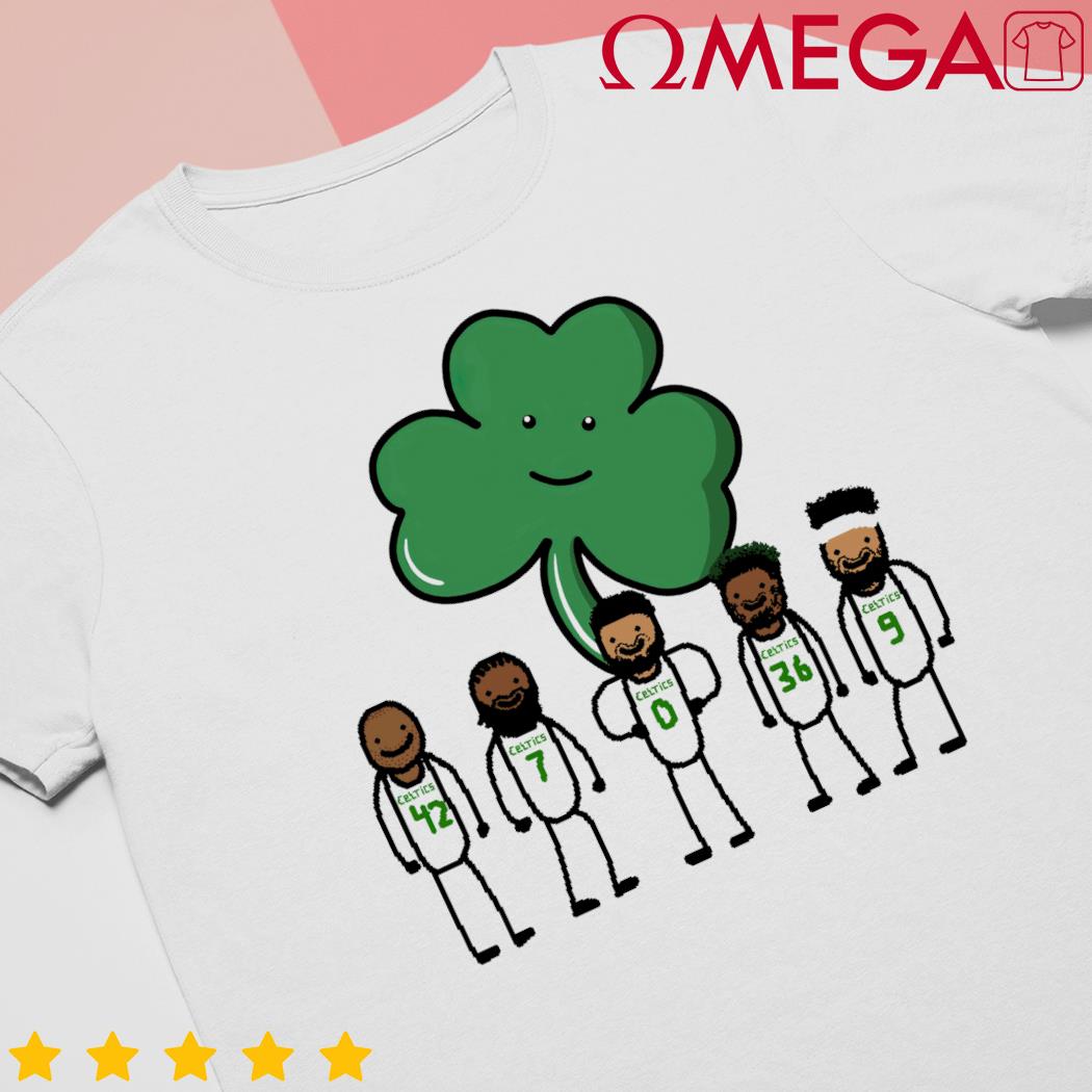 Boston Celtics Basketball players painting NBA 2023 shirt