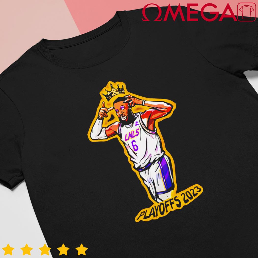 The King Playoffs 2023 Late Night Show Lebron James Lakers Shirt