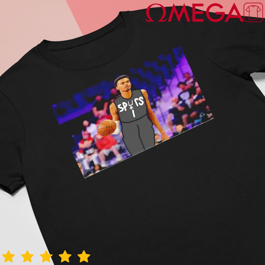 Victor Wembanyama San Antonio Spurs NBA 2023 shirt (1)