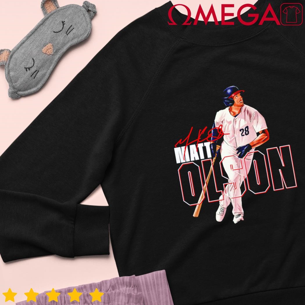 Matt Olson Atlanta Braves Name & Number shirt, hoodie, sweater, long sleeve  and tank top