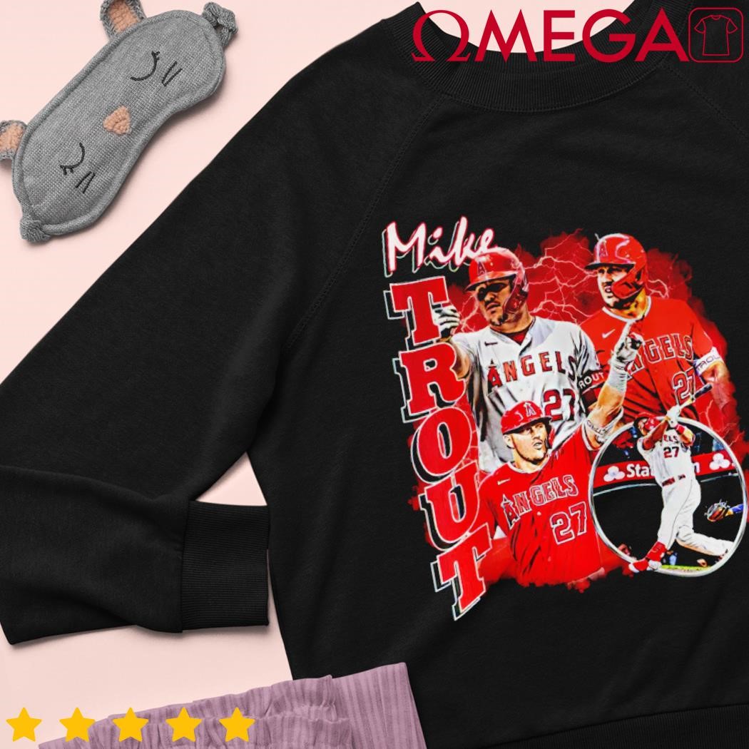 Mike Trout Los Angeles Angels Fade Away shirt, hoodie, sweater and long  sleeve