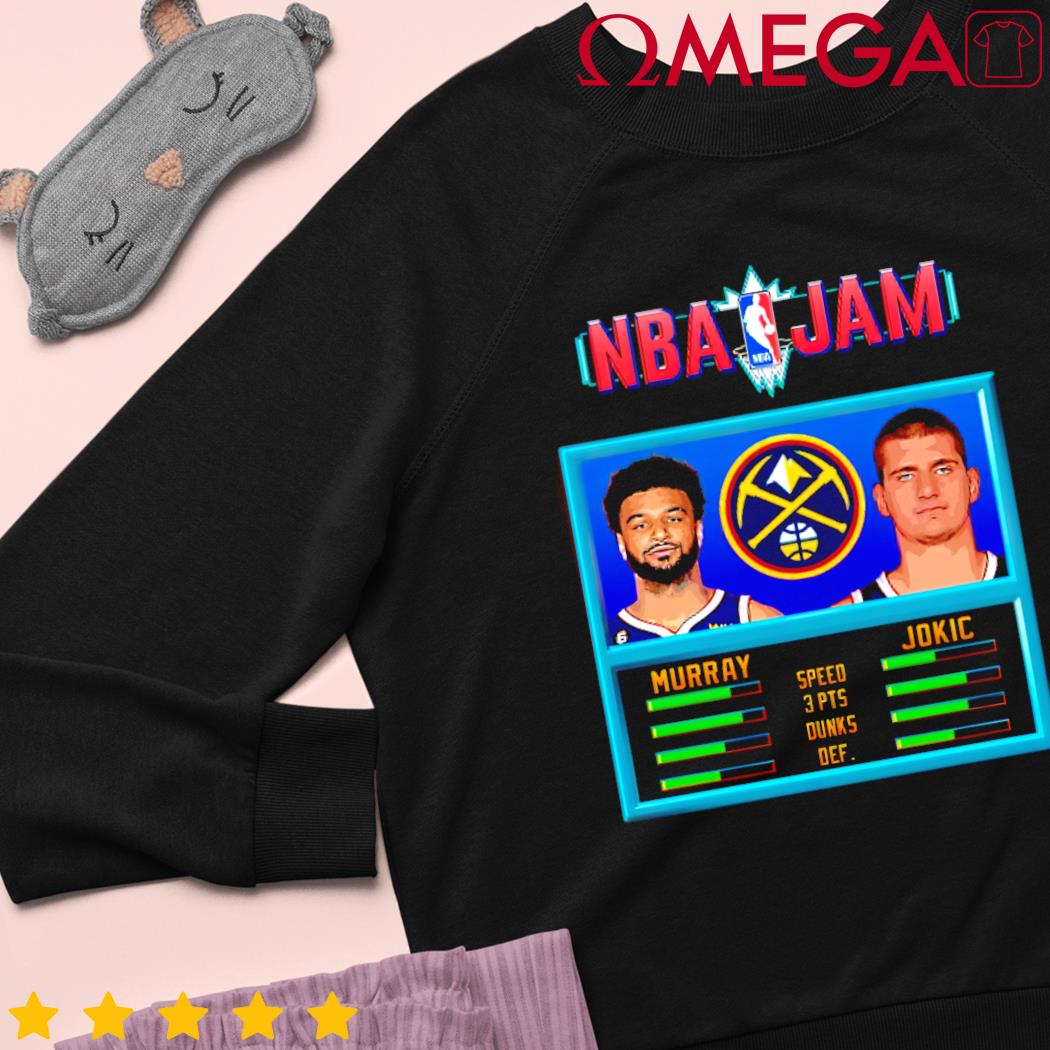 NBA Jam Denver Nuggets Murray and Jokic shirt, hoodie, sweater and v-neck t- shirt