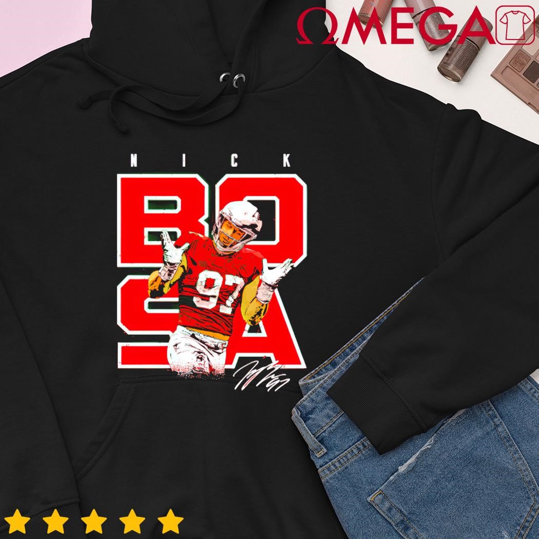 Nick Bosa 97 San Francisco 49ers the football tour vintage poster shirt,  hoodie, sweater, long sleeve and tank top