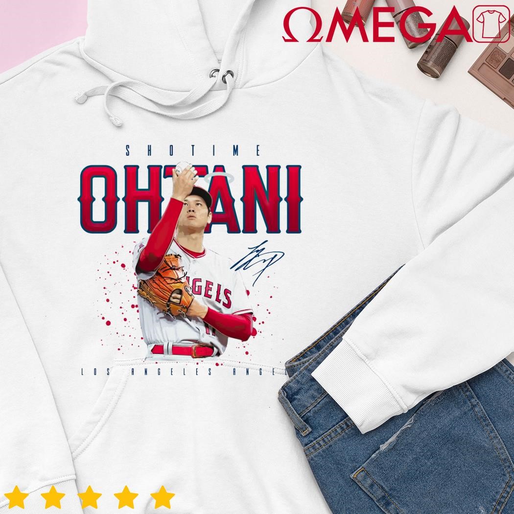 Shohei Ohtani Cartoon signature shirt, hoodie, sweater and long sleeve