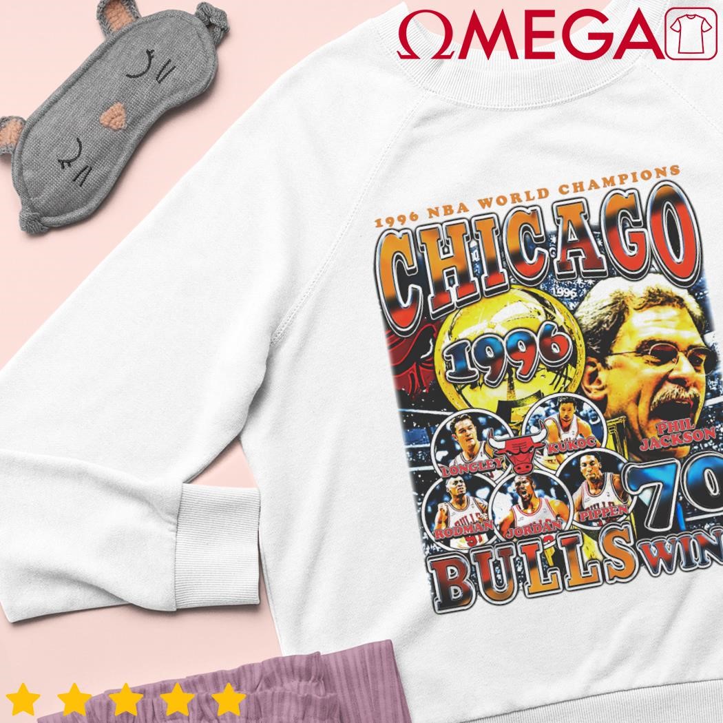 1996 NBA World Champions Chicago Bulls Wins Vintage Shirt, hoodie, sweater,  long sleeve and tank top