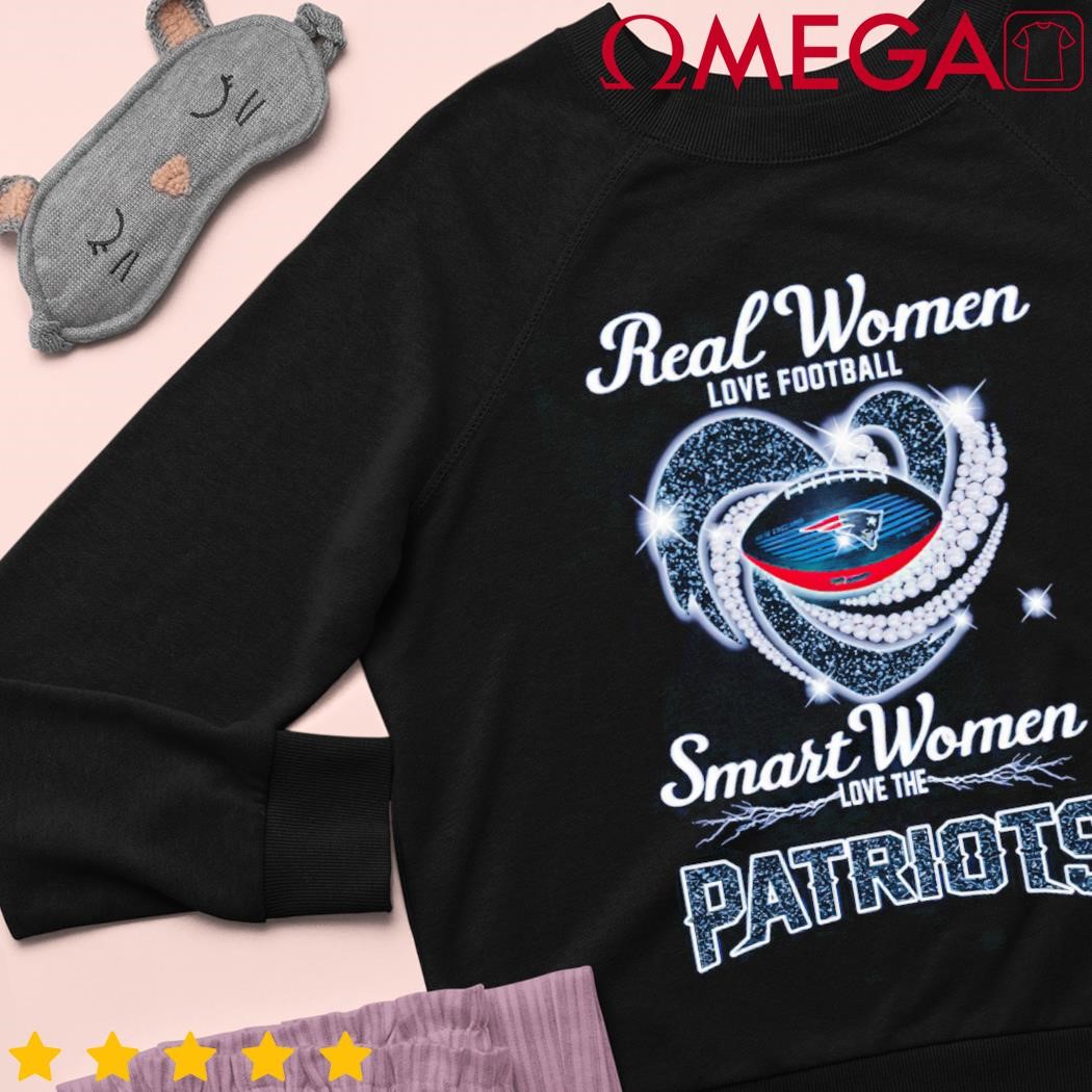 Real women love football smart women love the New England Patriots 2023  logo shirt, hoodie, sweater, long sleeve and tank top