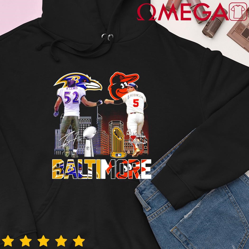 Baltimore Ravens and Baltimore Orioles champions R.Lewis and B.Robinson  shirt, hoodie, sweater and v-neck t-shirt