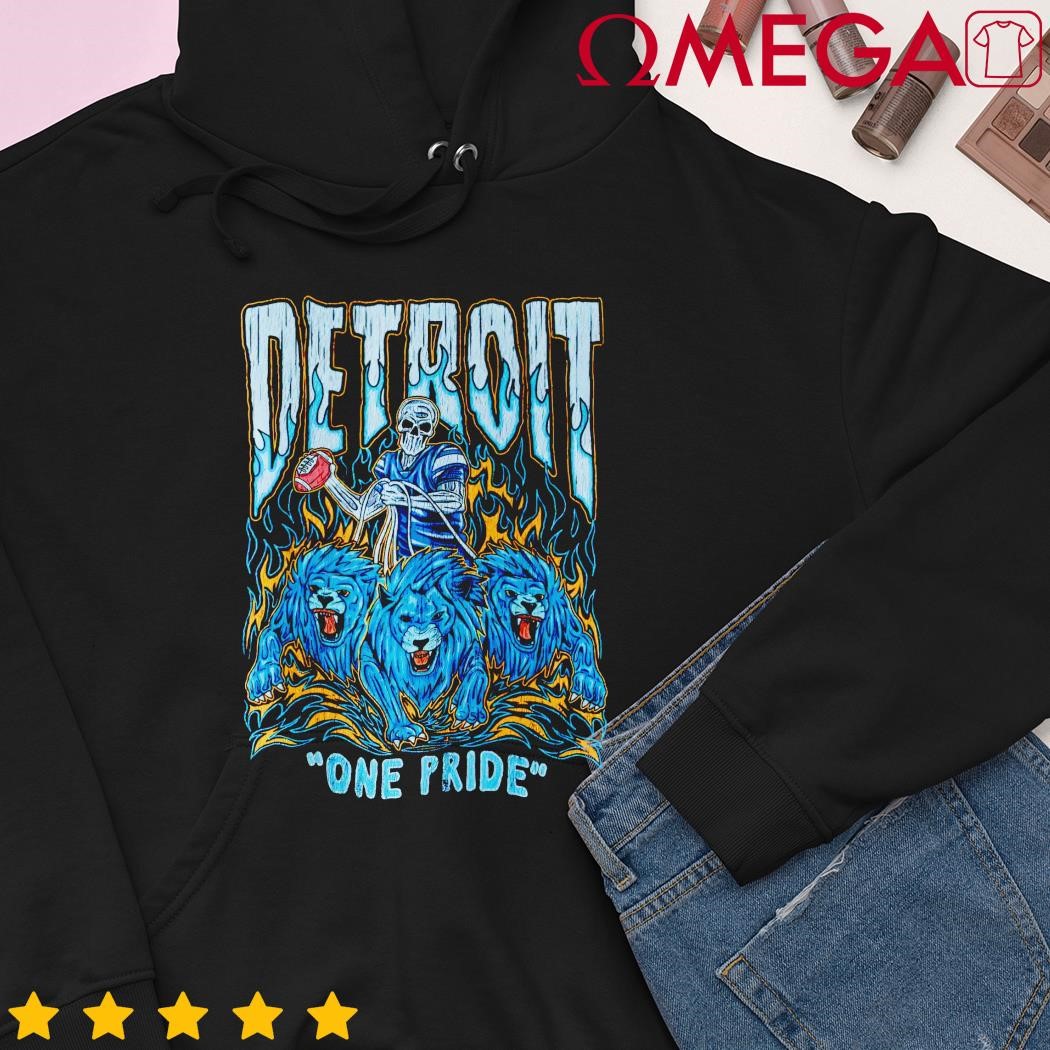 Detroit Lions this is one pride logo shirt, hoodie, sweater and v