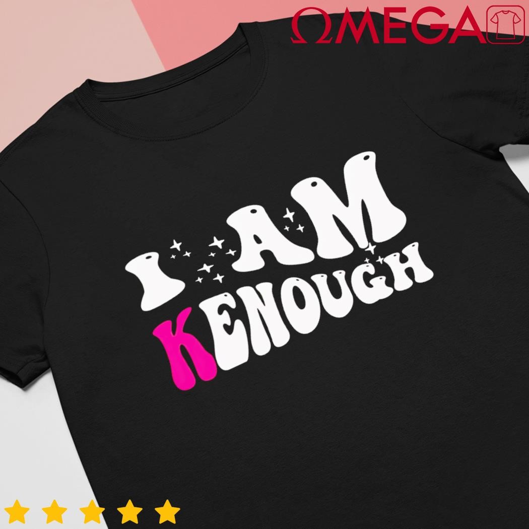 I Am Kenough Screen Print Dog Shirt - White