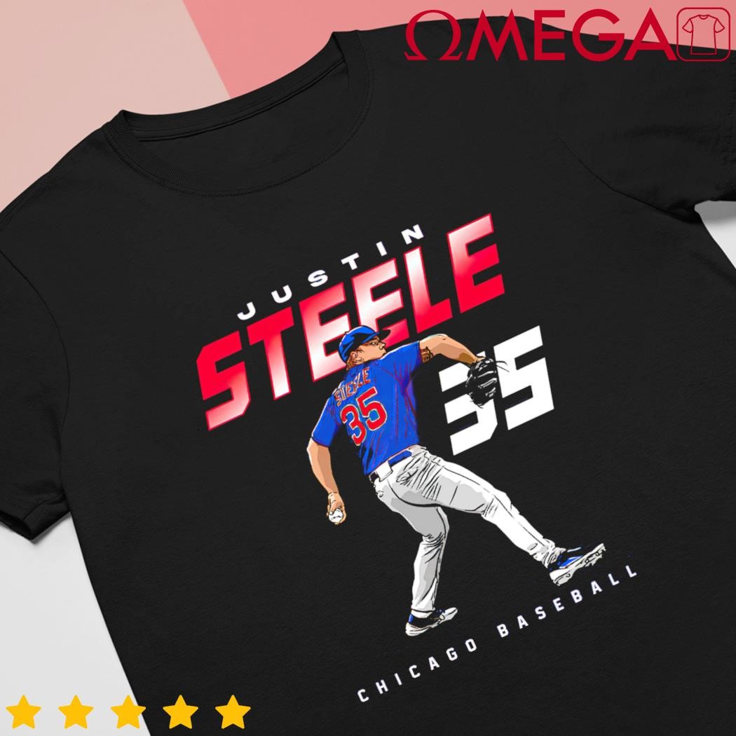 Justin Steele #35 Chicago Cubs Name & Number Player T-Shirt Gifts Unisex  S-3XL