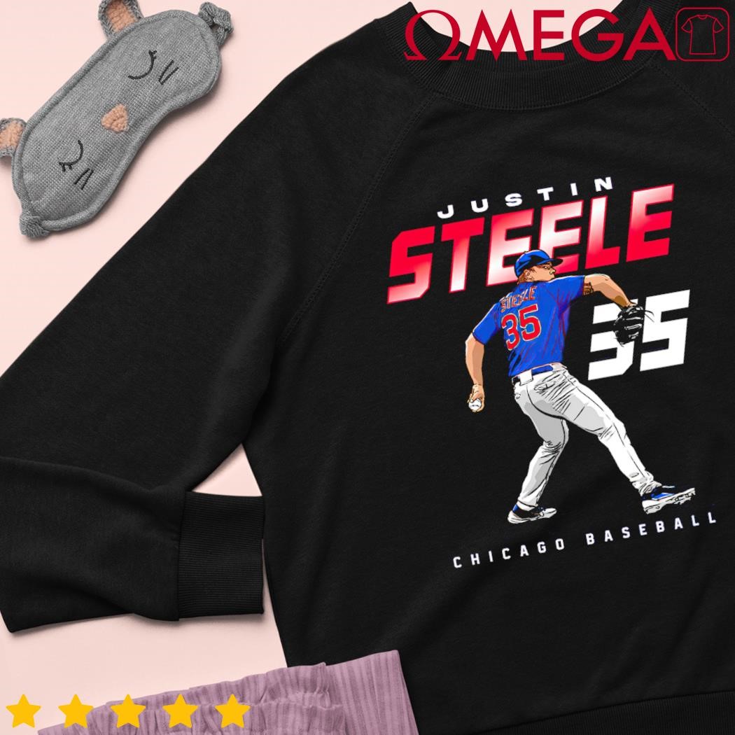 Justin Steele #35 Chicago Cubs Name & Number Player T-Shirt Gifts Unisex  S-3XL