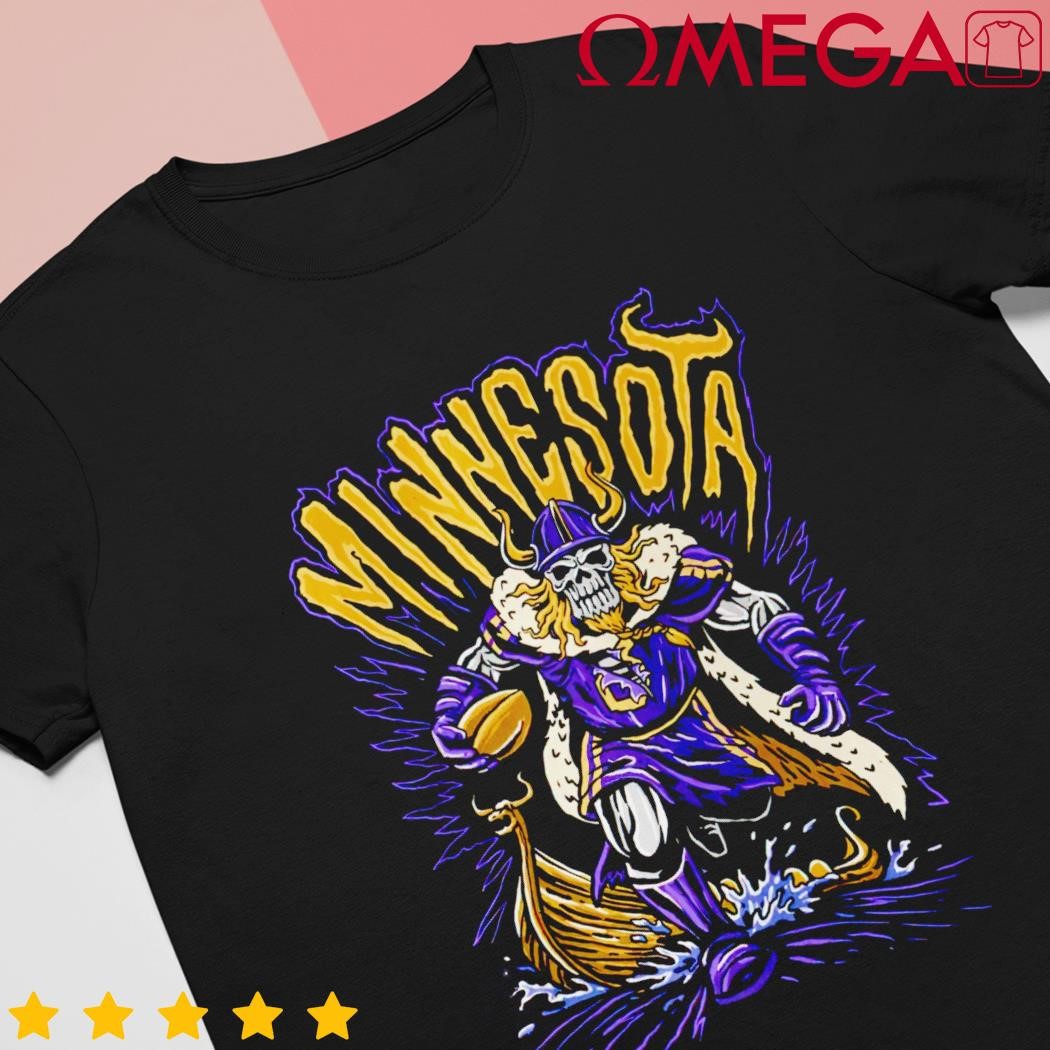 Minnesota Vikings Skeleton - Unisex t-shirt