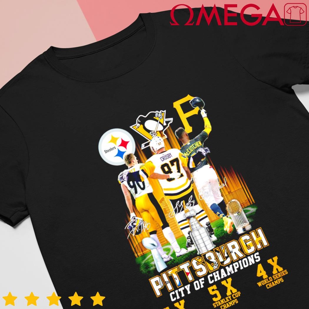 Pittsburgh Penguins Pittsburgh Pirates Pittsburgh Steelers Pittsburgh  Champions logo shirt, hoodie, longsleeve, sweatshirt, v-neck tee