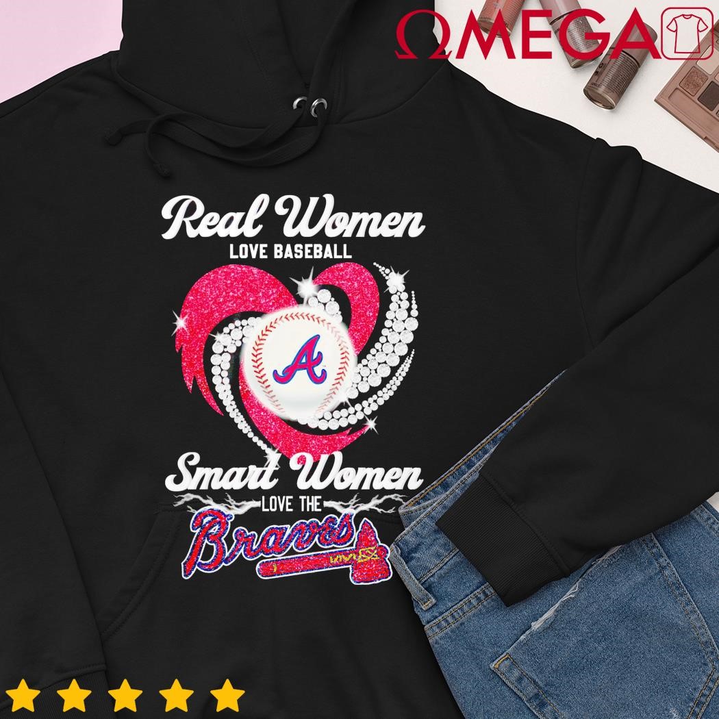 Real Women Love Baseball Smart The Braves Shirt ⋆ Vuccie