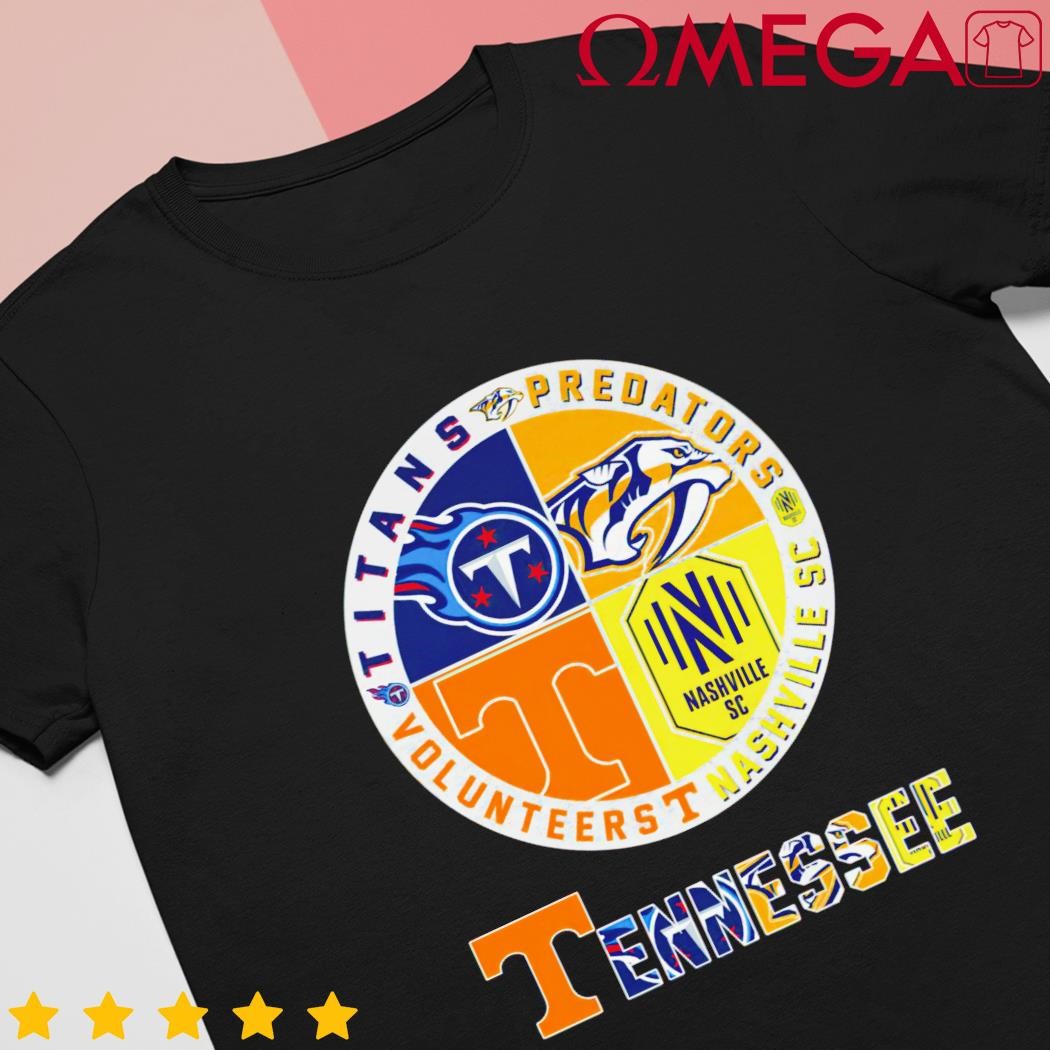 Tennessee Volunteers Titans Predators And Nashville SC shirt - Dalatshirt