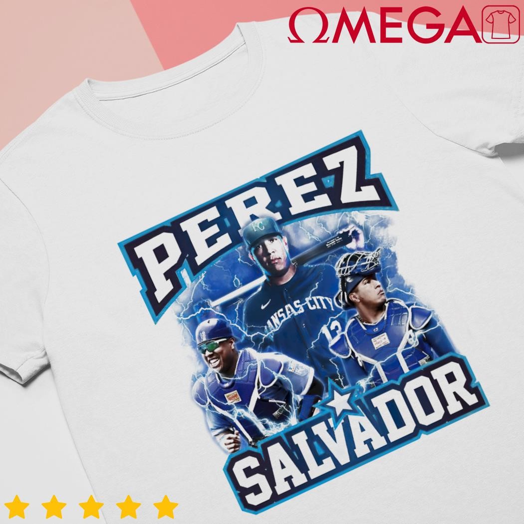 Official Salvador Perez Jersey, Salvador Perez Shirts, Baseball