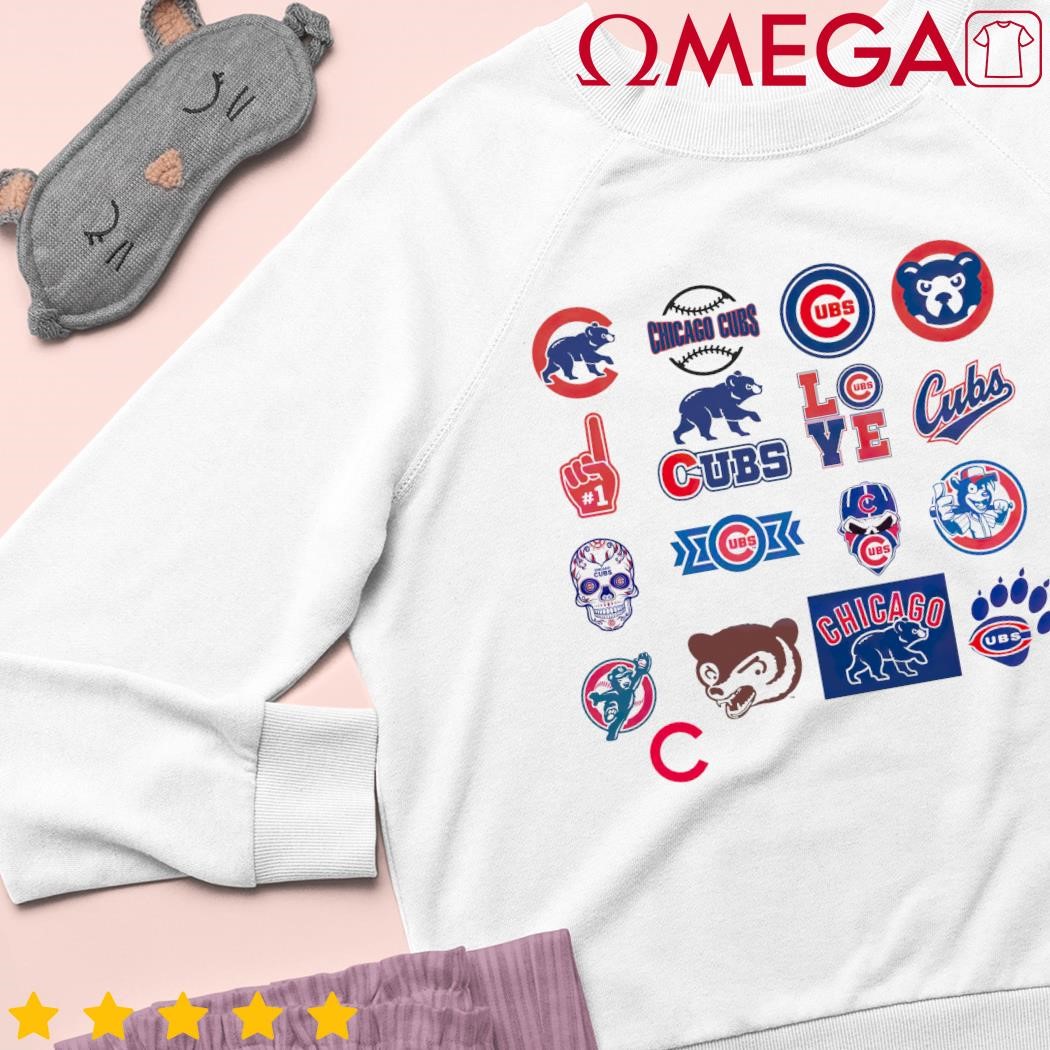 Chicago Cubs logo bundle team baseball shirt, hoodie, sweater, long sleeve  and tank top